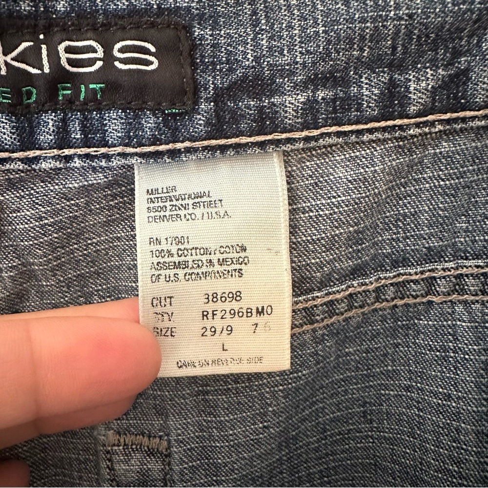 🍓 5 FOR $40 90s Rockies relaxed fit high rise straight leg denim jeans 31” waist - Picture 5 of 6